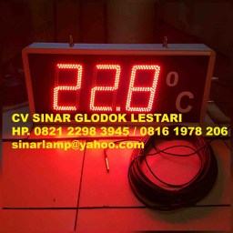 Lampu Temperatur Suhu atau Termometer Suhu
